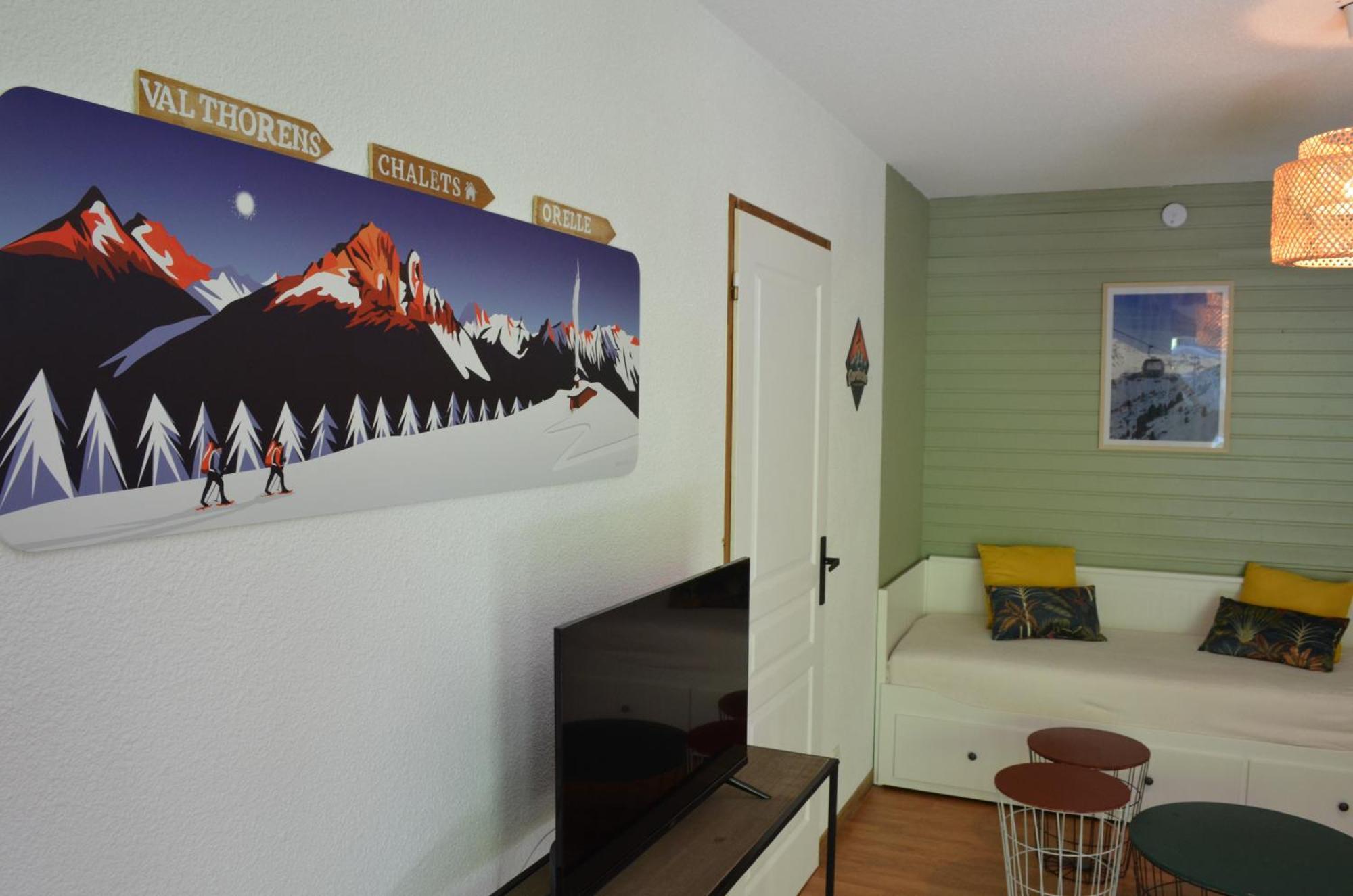 Appartements 3 Vallees, Piscine Et Sauna Orelle Ngoại thất bức ảnh
